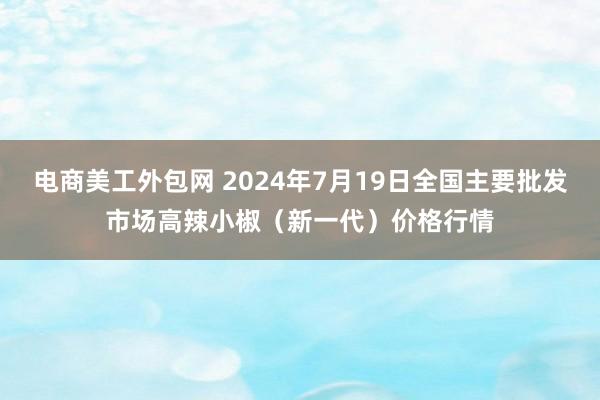 电商美工外包网 2024年7月19日全国主要批发市场高辣小椒（新一代）价格行情